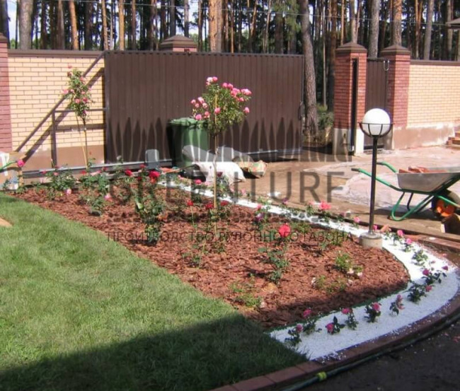 Цветники для участка, рокарии, декоративная отсыпка - фото - 4