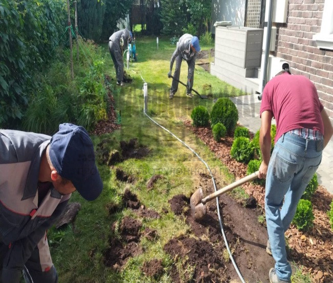 Устройство пошаговой дорожки, КП Изумрудный - фото - 2