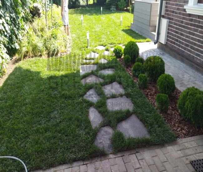 Устройство пошаговой дорожки, КП Изумрудный - фото - 10