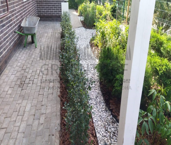 Устройство пошаговой дорожки, КП Изумрудный - фото - 1